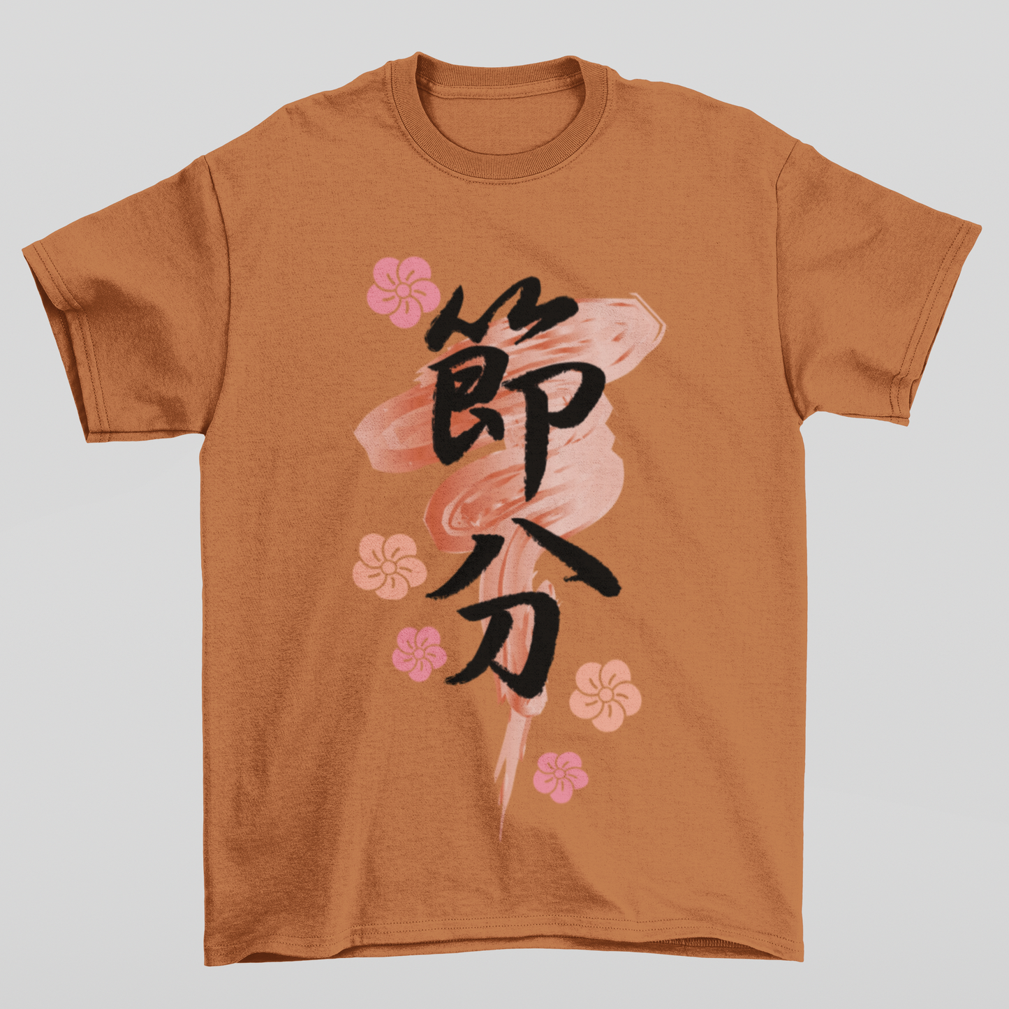 Playera Oversize de mujer con estampado de letras chinas