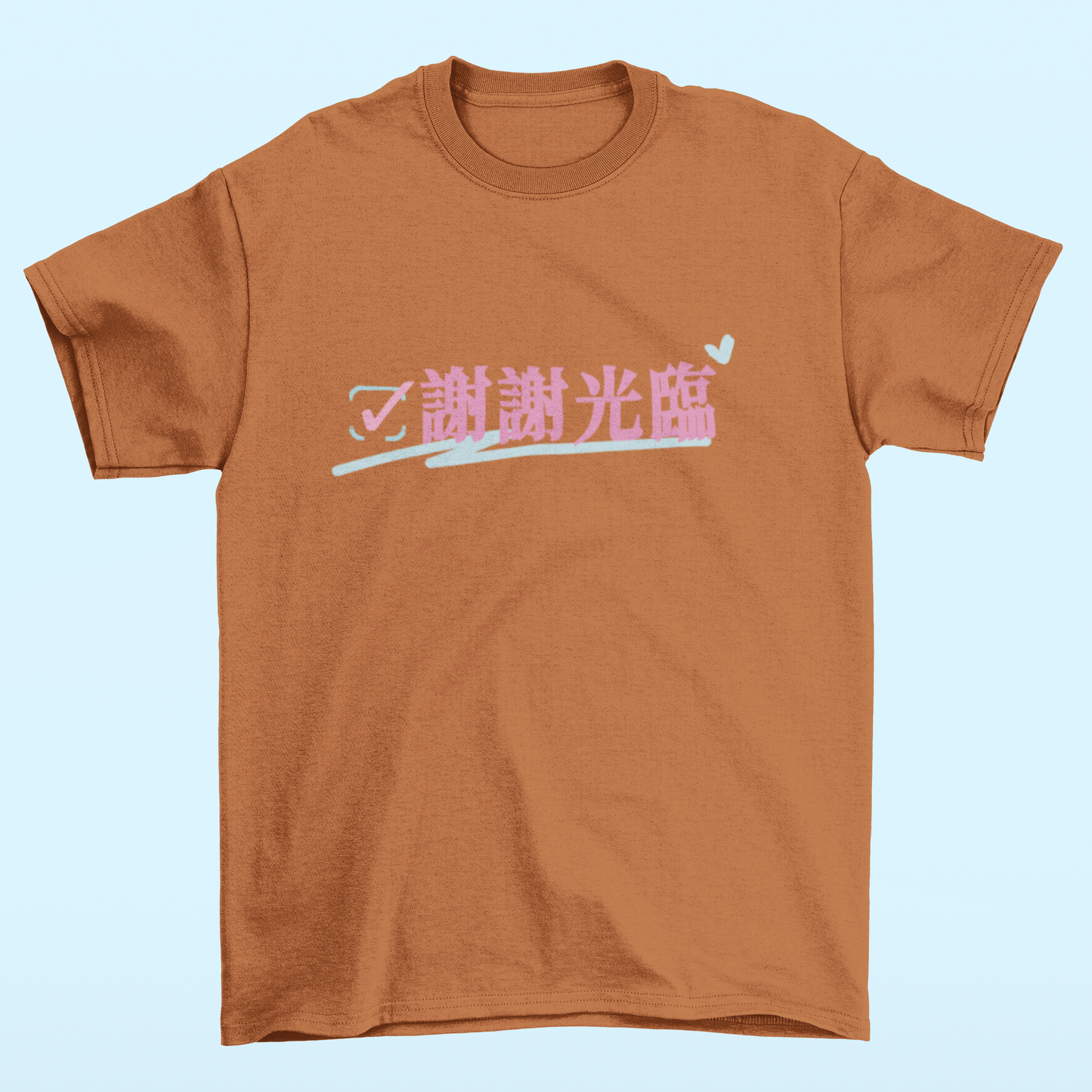 Playera Oversize de mujer Letras chinas