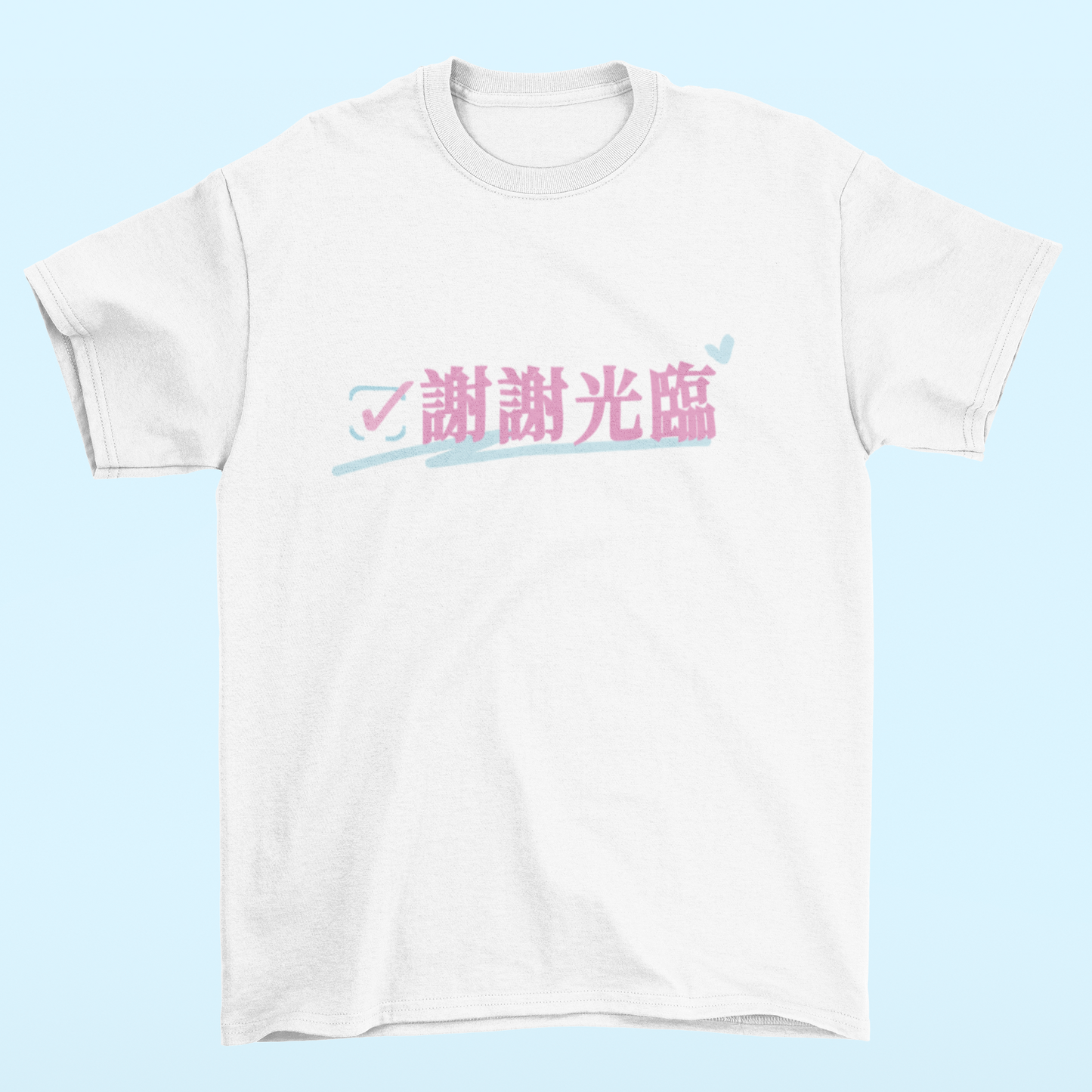 Playera Oversize de mujer Letras chinas