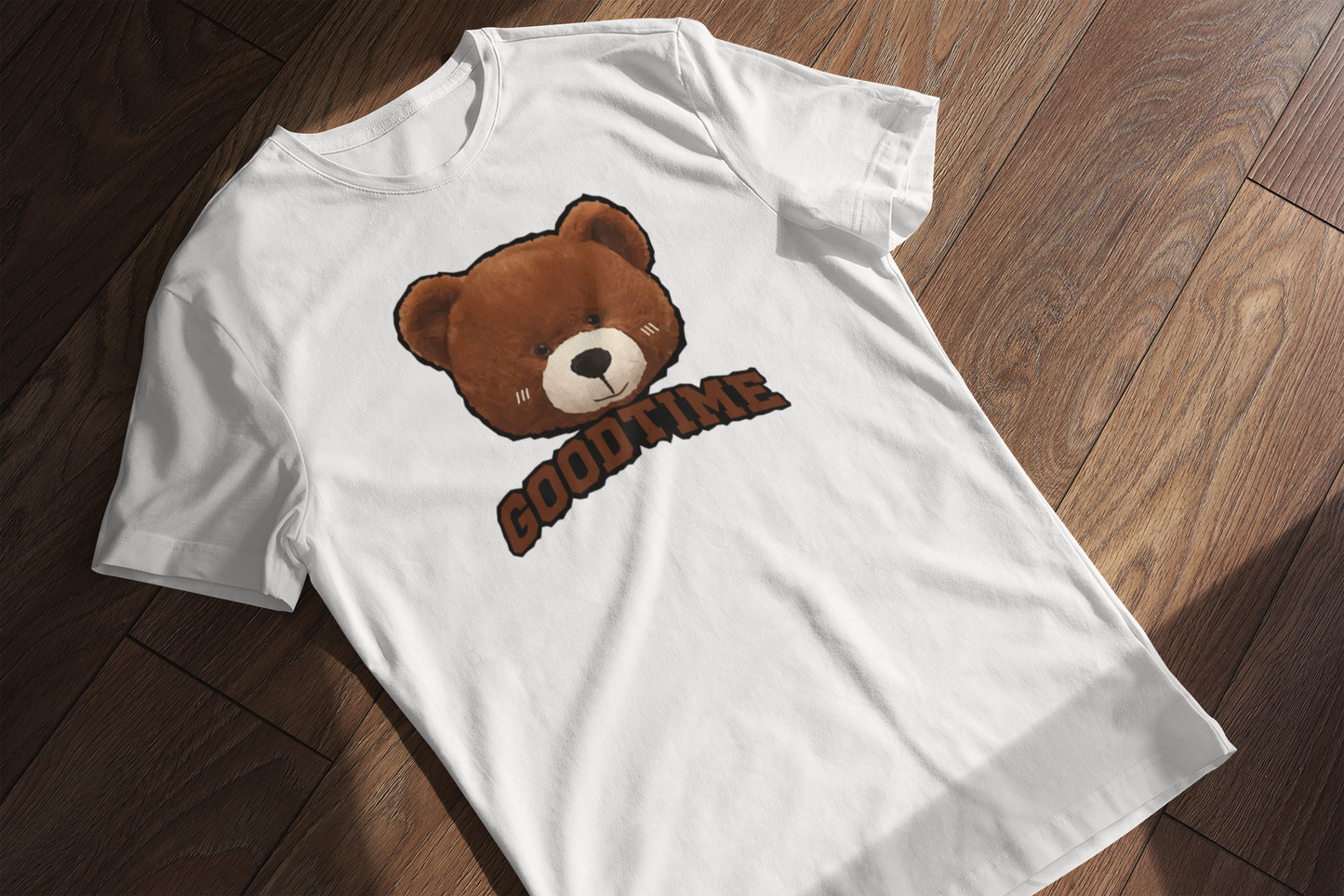 Playera de mujer con estampado de oso