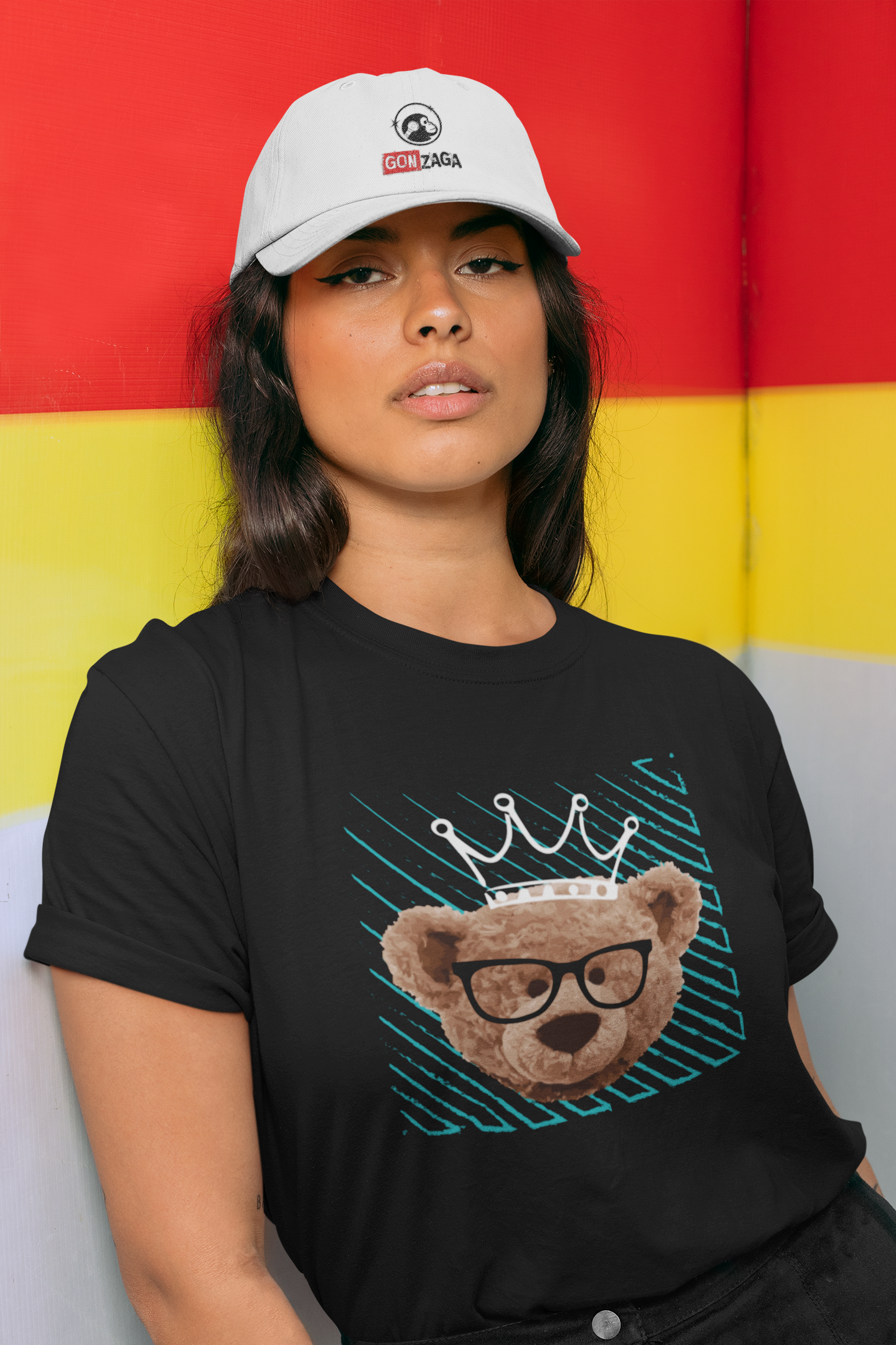 Playera de mujer de oso