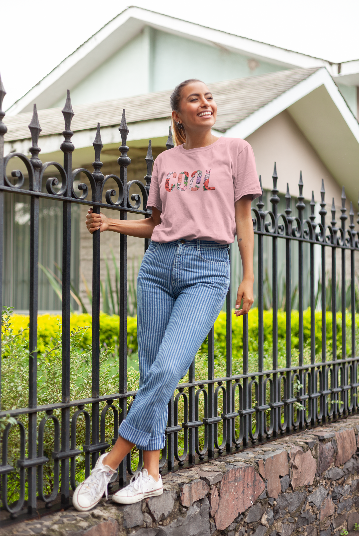 Playera de mujer letras cool