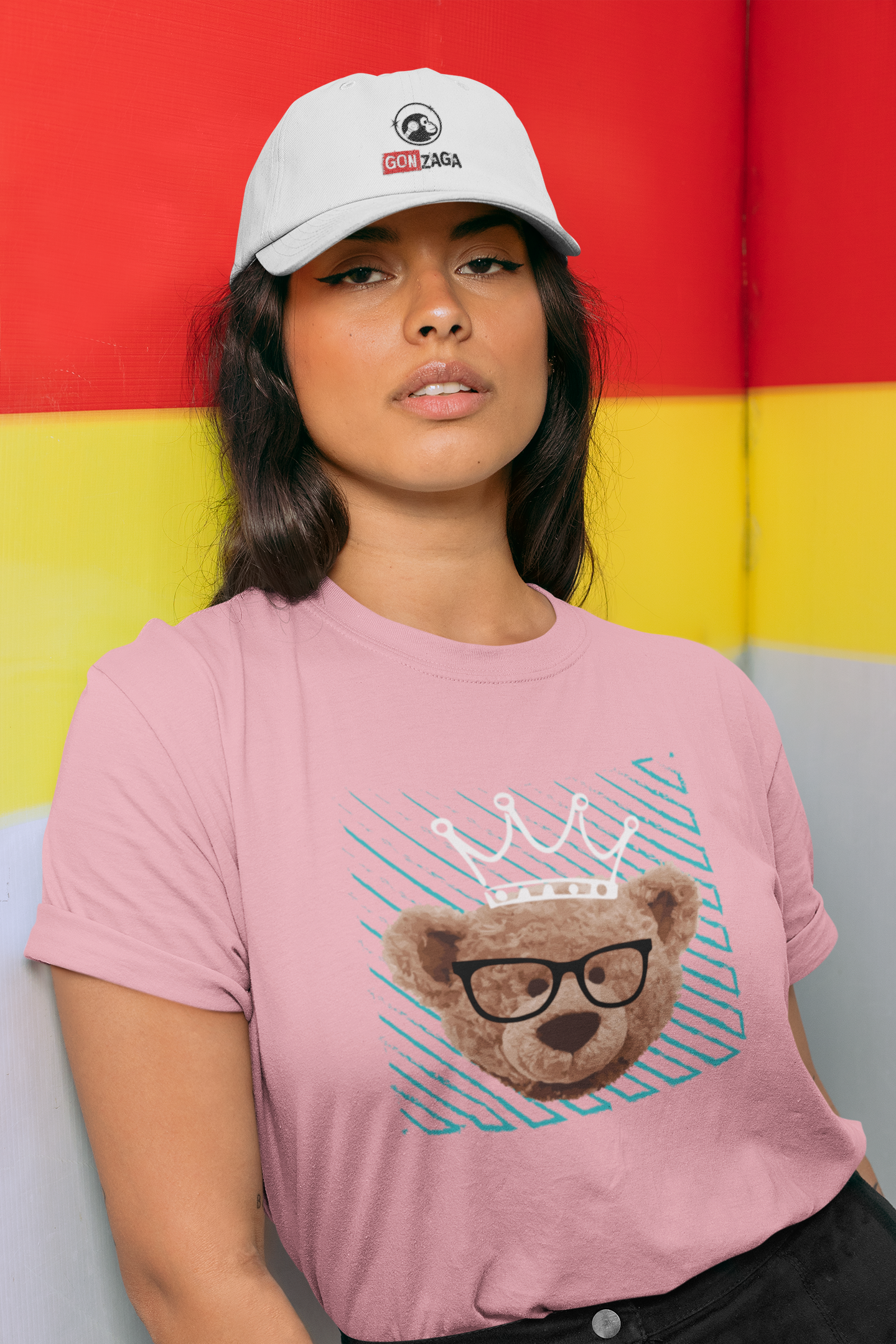 Playera de mujer de oso